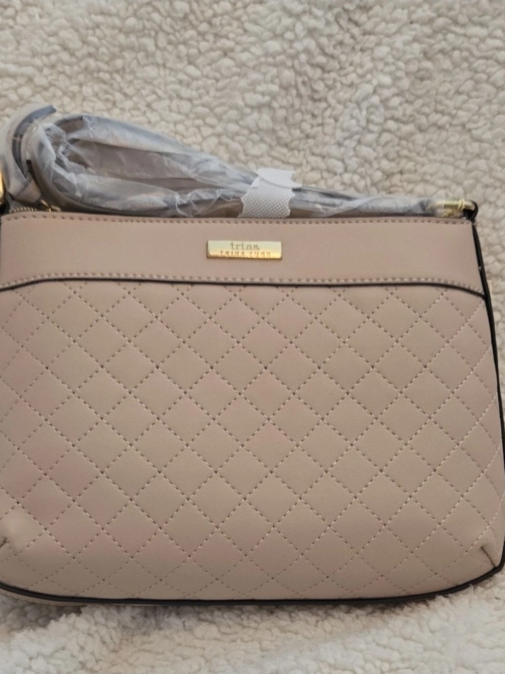 Trina Turk Quilted Crossbody Bag - Blush